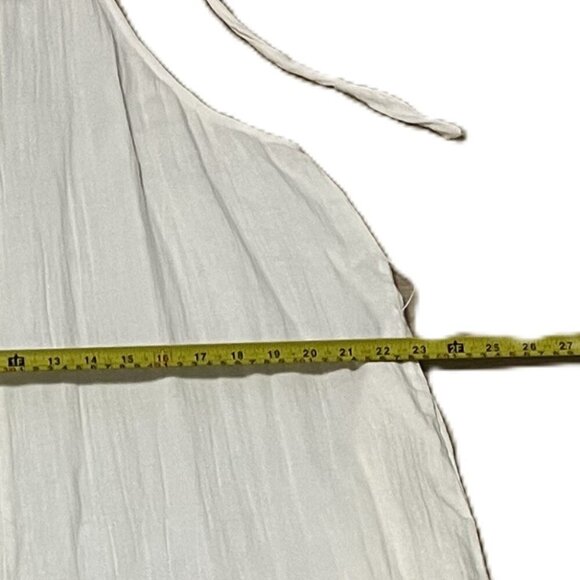Pact 100% organic cotton coastal gauzy wide leg jumpsuit with belt - Picture 14 of 15